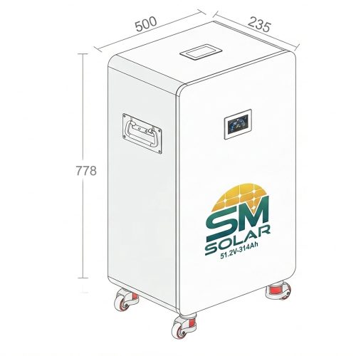 Pin Lưu Trữ Lithium 16kW SM Solar